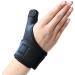 Corpower Trigger Thumb Brace - Thumb Spica Splint for Pain, Sprains, Arthritis, Tendonitis - Right or Left Hand (Black) - Buy Online on GoSupps.com