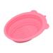 Makeup Brush Cleaning Mat Foldable Brush Cleaner Bowl Silicone Brush Cleaner Pad for Sponge Pink