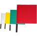 SEWACC Referee Flag Set - 4pcs Hand Flags for Soccer Volleyball Football Track - Stainless Steel Pole - Red - Buy Online on GoSupps.com