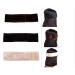 Deepth 3PCS Flexible Velvet Wig Grip Scarf Head Hair Band Set - Adjustable Fastening in Black, Brown, and Beige with Free Wig Cap and Invisible Hair Nets - Buy Online on GoSupps.com