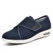 W&LESVAGO Women's Wide Width Diabetic Walking Shoes with Adjustable Closures Non-Slip Lightweight Sneakers with Classic Air Cushion for Diabetic Edema Plantar Fasciitis 8 Wide W039-blue