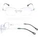 Buy Cokyis Borderless Multifocal Reading Glasses for Women | Diamond Cut Presbyopia Visual Aid - Buy Online on GoSupps.com