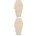 TOYANDONA Coffin Wooden Box 2pcs Unfinished Wood Funeral Coffins DIY Keepsake Casket Small Pet Burials Box Halloween Favor Boxes for Halloween
