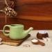 Anicent Impex Ceramic Neti Pot Spill Proof with 5 Sachets Neti Salt - Green Frackle Color Holds 400 ML (13.5 FL Oz) - Buy Online on GoSupps.com