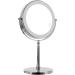 LED Lighted Makeup Mirror with 3 Light Colors | Adjustable Brightness | USB Rechargeable | Double Sided Magnifying Cosmetic Mirror - Buy Online on GoSupps.com