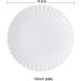 Serving Plates 8/10inch White Dinner Plates Ceramic Tableware Creative Western Steak Dishes Salad Bowl Kitchen Porcelain Serving Dishes for Appetizer Dinner and Desserts (Color : 10 inch Plate) - Buy Online on GoSupps.com