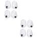 Healvian 4 Pairs Heel Pad Gel Heel Liners Orthotic Insoles Heel Pain Gel Pads Heel Support Pad Wedge Heel Soft Gel Heel Pads Shoe Pads Magnet High Heel Men and Women