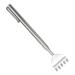 Jitnga back scratch made of high -quality stainless steel up to 50 cm for women and men to scratch the head and back for women and men (silver)