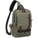 Mygreen Canvas Cross Body Messenger Bag Shoulder Sling Backpack Travel Rucksack X-Large Army Green-xl