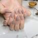 Justotry 24-Piece Glossy Stiletto Nails | Medium Nude French Press-On Fake Nails with Glue | Short Almond Art Artificial Nails for Women - Buy Online on GoSupps.com