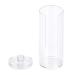 Uxsiya Cotton Pad Organizer Transparent Cotton Pad Dispenser Acrylic Cotton Pad Case for Makeup