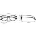 Parwana Anti-UV Reading Glasses | Blue Light Blocking Round Presbyopia Glasses | Flat Light Mirror Gray +0.00 - Buy Online on GoSupps.com