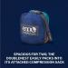 ENO DoubleNest Hammock - Lightweight & Portable 2 Person Hammock for Camping, Hiking, and Travel - Aqua/Sapphire/Amber - Buy Online on GoSupps.com