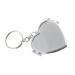 WRITWAA Metal Key Ring Metal Keychain Key Ring Pendant Buckle Key Chain Folding Metal Travel Vintage Vanity Mirror Double Side Compact Mirror