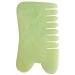 Jade Stone Guasha Comb Jade Gua Sha Facial Tool Scalp Massage Jade Face Scrapper for Spa Acupuncture Beauty Salon