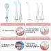 Professional Cordless Water Flosser - Rechargeable Dental Oral Irrigator with 6 Jet Tips & 6 Modes | IPX7 Waterproof | Perfect for Braces Care | Travel & Home Use - Buy Online on GoSupps.com