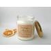 Orange and Myrrh scented soy wax candle Warm and cozy scent Vegan ecofriendly gift for new home Fall candle luxury scented Citrus candle - Scented Candle White