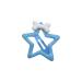 xbiez Pentagrams Hair Clip for Adult Kids Star Barrettes Snap Side Pin for Girl Casual Headdress Cute Hair Styling Accessories Blue