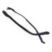 VekkEr Eyeglass Temple Replacement1 Pair Kids Eyeglass Temple Repair Parts Universal TR Silicone Student Replacement Eyeglass Temples Black