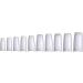 CLSSLVVBN 1 Set False Nail Elegant Full Coverage Shape Manicure Stickers Strong Adhesion Unique Design Half Paste Natural Paster White French Style - Buy Online on GoSupps.com