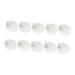 FOMIYES 5 Pairs Clip Pad Shoe Inserts Foot Pad Boot Insoles Women Washable Insole Slipper Insoles Flip Reusable Gel Pads Transparent Pads Cushion Upholstered Front Feet Gel Silicone Assorted Color 3.5X3.5X1.8CM