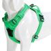 Winhyepet truelove dog harness no-pull reflective adjustable pet dishes with 2 linen clips simple control handle for small medium-sized and large dogs TLH5651 XL-green