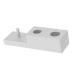 Didiseaon Razor Holder 1pc Shaver Base Zinc Alloy Man Razor Support Frame Beard Brush Stand