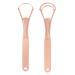 Tongue Scraper for Adults Stainless Steel U Shape Oral Tongue Brush Single Layer Double Layer 2 Pack