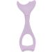 Reusable Silicone Winged Eyeliner Stencil for Makeup with Tooth Shaped Baffle and Detachable Fishtail Brush Soft and Flexible Multifunctional (Purple) - Buy Online on GoSupps.com