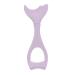 Silicone Winged Template Makeup Template Eyelash Aid Mermaid Mascara Guard Upper Lower Eye Tape Lash Mascara Guard Applicator Eyelash Comb Cosmetic Tool (Purple)