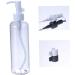 Bottle Dispenser 100ML Plastic Press Transparent Lotion Dispenser Bottle Cosmetic Containers for Travel Shower Gel Dispenser - Buy Online on GoSupps.com
