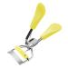 Eyelashes Curler with Built-in Comb Professional Lashes Curler Eyelashes Accessories Fits All Eye Shape Yellow.