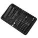 Manicure Set Tools Black Nail Clippers Set Nail Tools Nail Art Tools Clippers Trimmers 9-Piece Stainless Steel Nail Clippers(A)