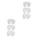 FRCOLOR 6 Pairs Forefoot Pads Arch Support Cushion Insoles Forefoot Cushion Inserts Flip-Flop Inserts Metatarsal Foot Pads for Non Slip Shoe Insert Half High Heel Foot Stickers Front Feet