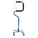 Adjustable Crutch Durable Ergonomic Design and Comfort Handles Four-Legged Multi-Purpose Cane (Blue) (Blue) Selfless dedication