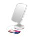 iHome 7 x 9 Reflect ll iCVBT3 Adjustable Vanity Mirror  Makeup Mirror with Bluetooth Audio  Hands-Free Speakerphone  LED Lighting  Siri & Google Support USB Charging  Flat Panel LED Lighting (White)
