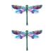 Dragonfly Temporary Tattoo Sticker Set - Watercolor Waterproof Body Art for Women, Girls, and Kids - Pack of 12 - Buy Online on GoSupps.com