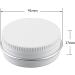 Zeoabsy 10 Pack 15ml Aluminum Empty Jars with Screw Lids - Ideal for Cosmetics Candles & Ointments - Includes 5 Spatulas & 1 Label - Buy Online on GoSupps.com