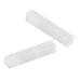 Toddmomy 2pcs Fruit Shaping Mold Modeling Gardening Supplies Transparent Color 21x4cm