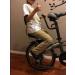 Universal Bicycle Rear Child Safety Seat Set with Armrests, Footrests, Cushion, Backrest, Handrail, Bell - Black - Buy Online on GoSupps.com