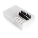 Sorting box large as a order system and storage box stackable for nail design gel crucible color gel yellowish nail art in transparent plastic lyninails