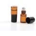 Furnido 25 Pack 2ml Amber Glass Roll on Bottles with Stainless Steel Roller Ball - Perfect for Essential Oils and Perfume - Mini Sample Vials for Cosmetics - Buy Online on GoSupps.com