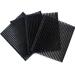 KDDOM 10 Pcs Magic Bangs Hair Pad  Square Hair Fringe Stickers Hair Bang Accessories(Black)