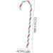 Zerodeko 150 Pcs Simulated Candy Cane Christmas Pendants Sugar Candy Canes Hanging Cane Ornaments Plastic - Buy Online on GoSupps.com