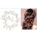 TQsuen Bride Wedding Crystal Hair Vine - 20 Pearl & Crystal Bridal Headband in Gold - Buy Online on GoSupps.com