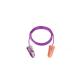 Hearing Protection Earplug Soundproof Earplugs Professional Sleep with Wire to Prevent Noise Reduction Super Quiet Earplugs Sleeping Artifact Reduce Noise (Color : A Size : 6 Pairs)