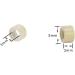 200pcs 5.0X3.0X3.0mm Silicone Micro Rings Links Beads for Hair Extensions (Blonde) 200 pieces Blonde - Buy Online on GoSupps.com