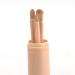 Mini Pink Makeup Brush Set - 4 in 1 Travel Essential for Lips, Highlighting, Eyes, and Foundation - Retractable Cosmetic Brushes - Buy Online on GoSupps.com