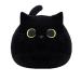 eamve 40cm Black Cat Plush Toys Black Cat Stuffed Animal Toy Soft Cat Plushies Doll Cute Cat Shape Design Plush Pillow/Throw Pillow for Kids Birthday Gift Christmas Home Decoration Doll