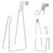 Storage rackToilet Roll Holder Over The Tank Toilet Tissue Roll Paper Holder Stand Dispenser Reserve for Bathroom Storage and Organization- White - Buy Online on GoSupps.com
